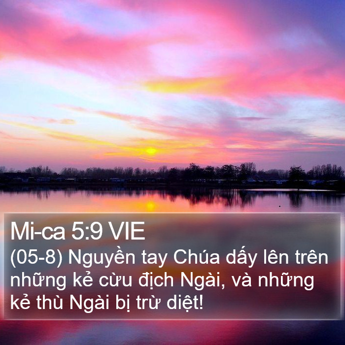 Mi-ca 5:9 VIE Bible Study