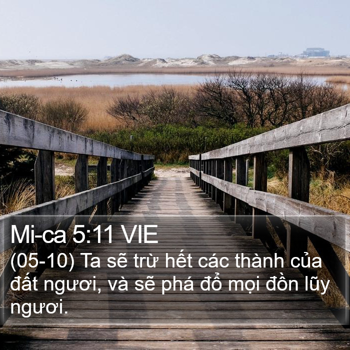 Mi-ca 5:11 VIE Bible Study