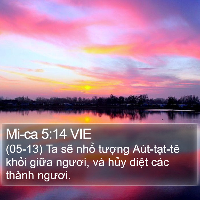 Mi-ca 5:14 VIE Bible Study