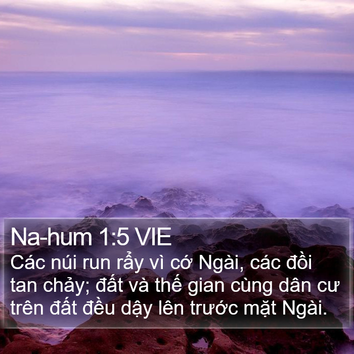 Na-hum 1:5 VIE Bible Study