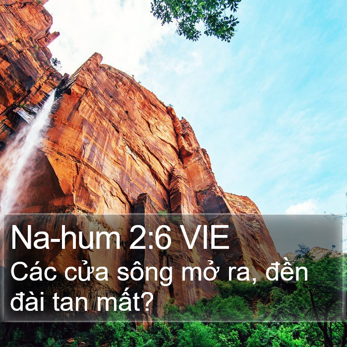 Na-hum 2:6 VIE Bible Study