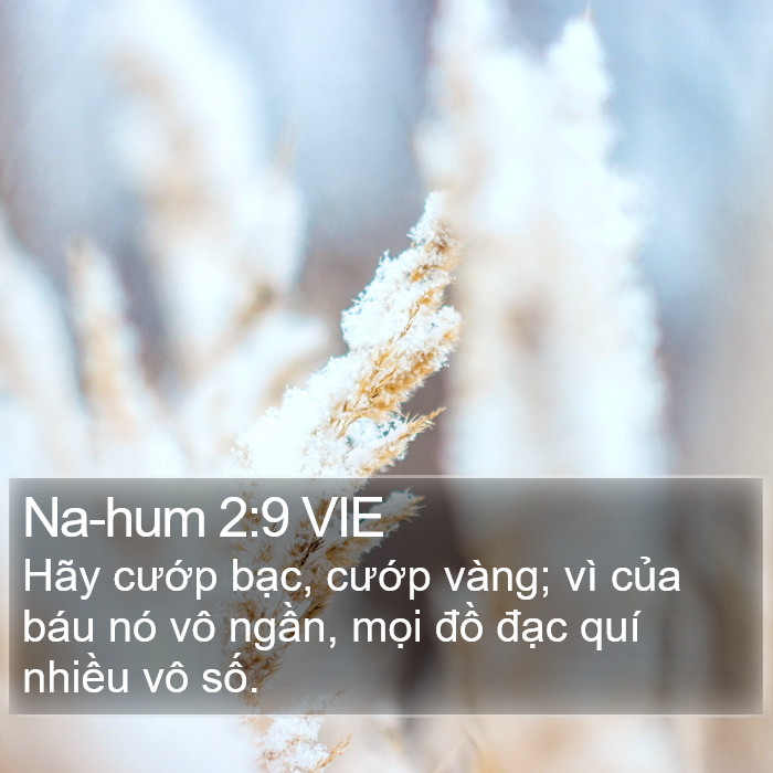 Na-hum 2:9 VIE Bible Study