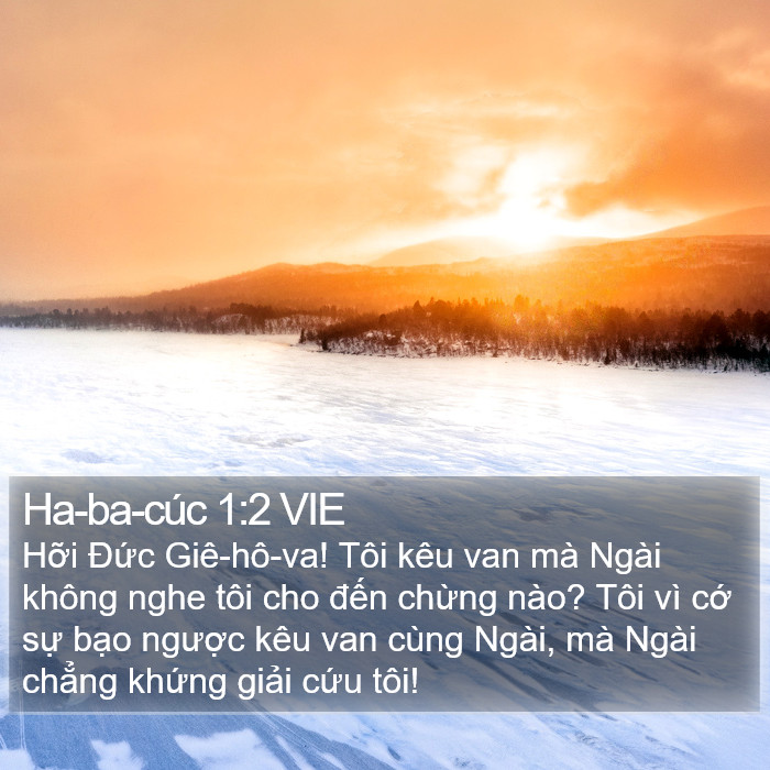 Ha-ba-cúc 1:2 VIE Bible Study