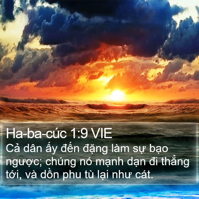 Ha-ba-cúc 1:9 VIE Bible Study