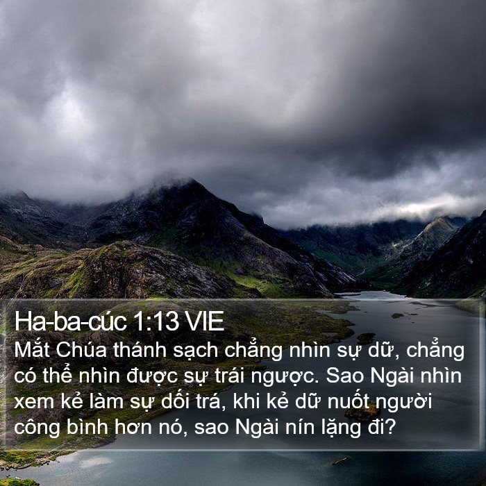 Ha-ba-cúc 1:13 VIE Bible Study