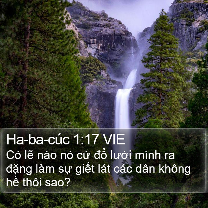 Ha-ba-cúc 1:17 VIE Bible Study