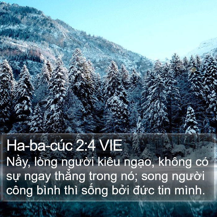 Ha-ba-cúc 2:4 VIE Bible Study