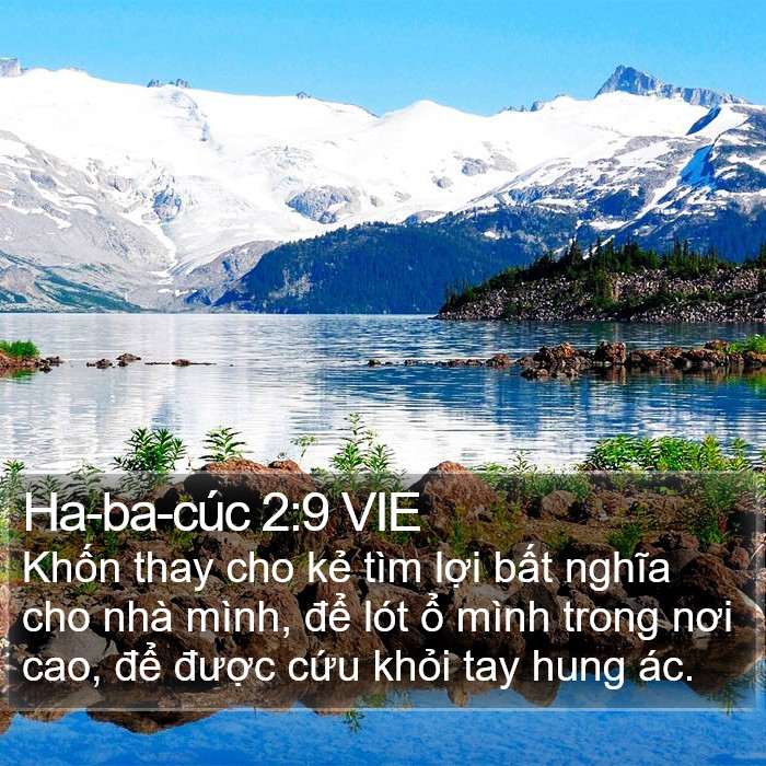 Ha-ba-cúc 2:9 VIE Bible Study