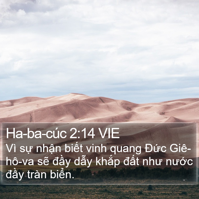 Ha-ba-cúc 2:14 VIE Bible Study