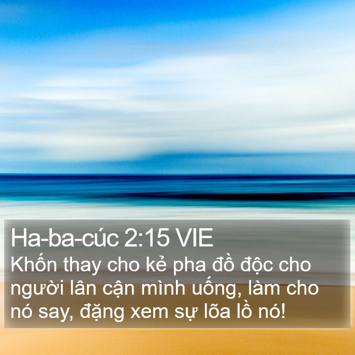 Ha-ba-cúc 2:15 VIE Bible Study