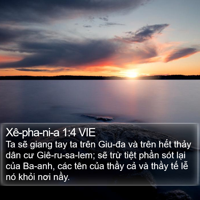 Xê-pha-ni-a 1:4 VIE Bible Study