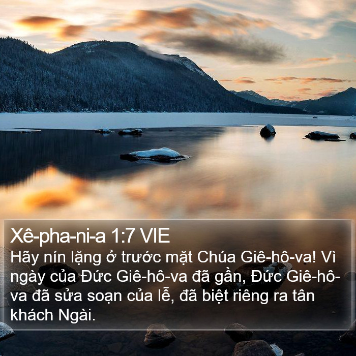 Xê-pha-ni-a 1:7 VIE Bible Study