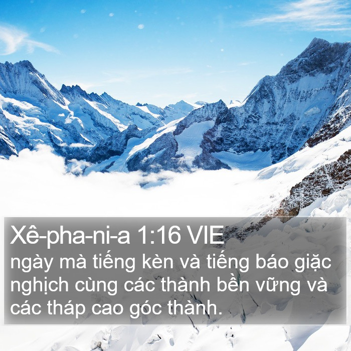 Xê-pha-ni-a 1:16 VIE Bible Study