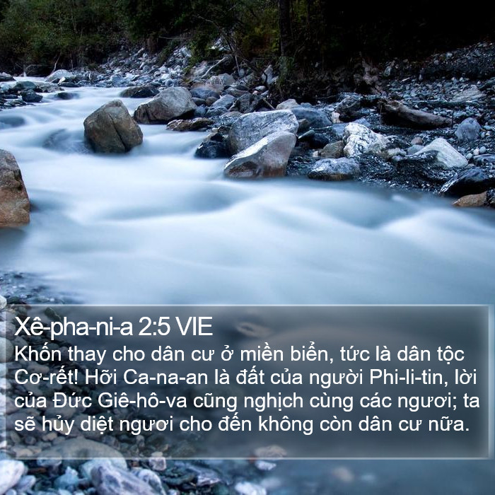 Xê-pha-ni-a 2:5 VIE Bible Study