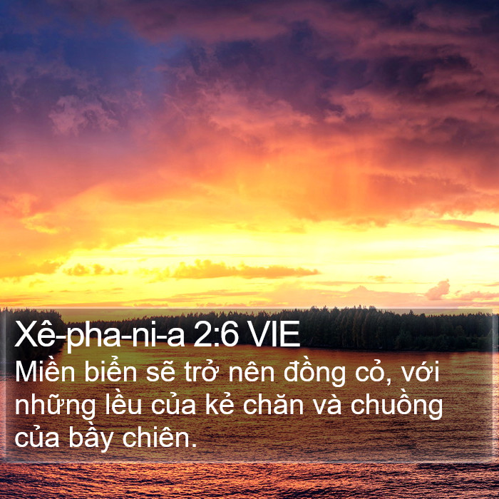 Xê-pha-ni-a 2:6 VIE Bible Study