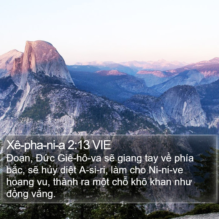 Xê-pha-ni-a 2:13 VIE Bible Study