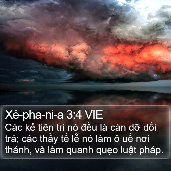 Xê-pha-ni-a 3:4 VIE Bible Study