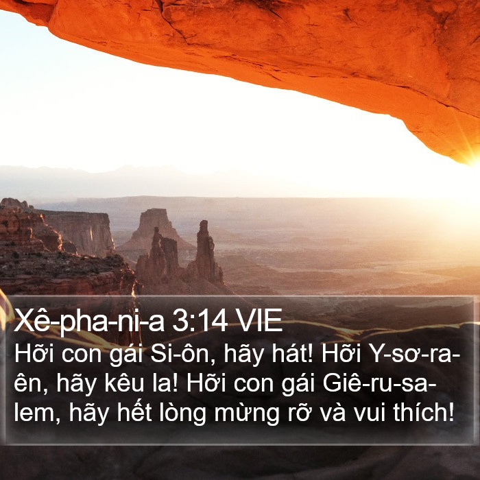 Xê-pha-ni-a 3:14 VIE Bible Study