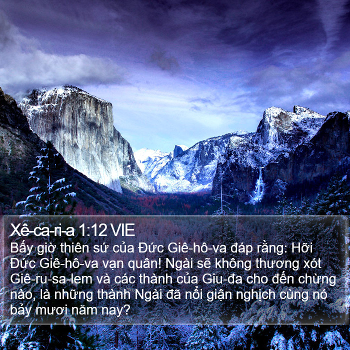 Xê-ca-ri-a 1:12 VIE Bible Study