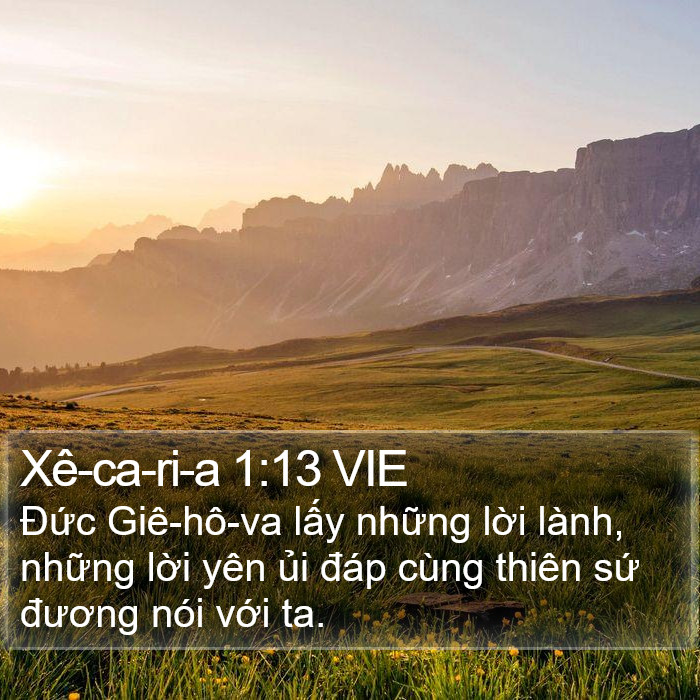 Xê-ca-ri-a 1:13 VIE Bible Study