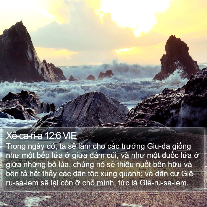 Xê-ca-ri-a 12:6 VIE Bible Study