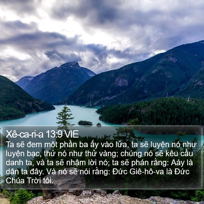 Xê-ca-ri-a 13:9 VIE Bible Study