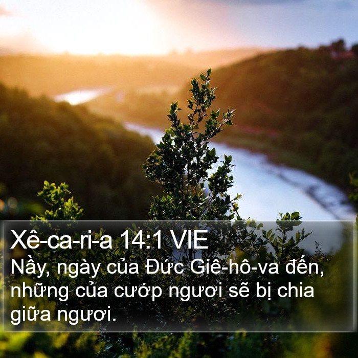 Xê-ca-ri-a 14:1 VIE Bible Study