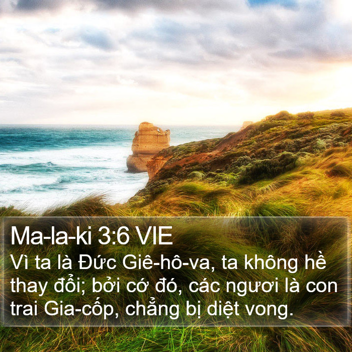 Ma-la-ki 3:6 VIE Bible Study