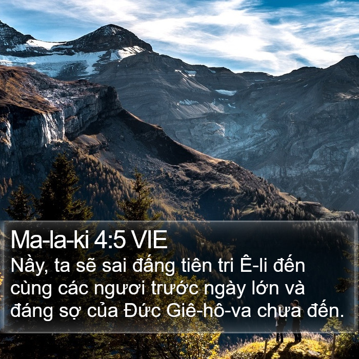 Ma-la-ki 4:5 VIE Bible Study