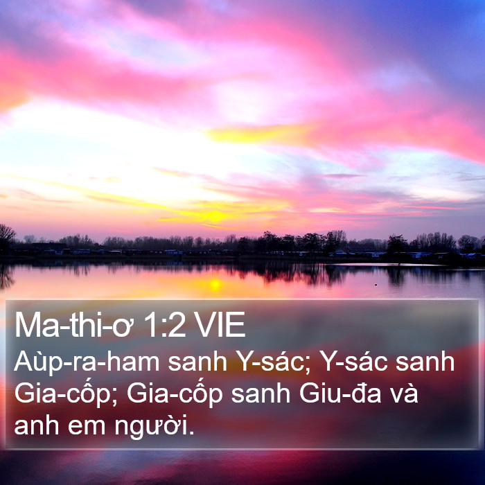 Ma-thi-ơ 1:2 VIE Bible Study