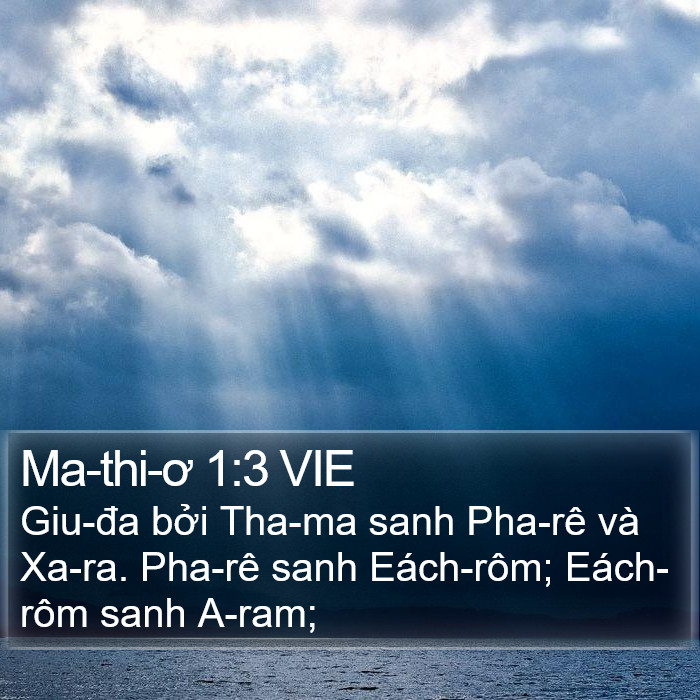 Ma-thi-ơ 1:3 VIE Bible Study