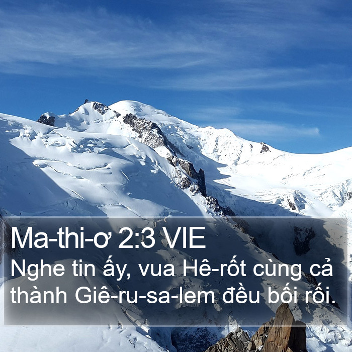 Ma-thi-ơ 2:3 VIE Bible Study