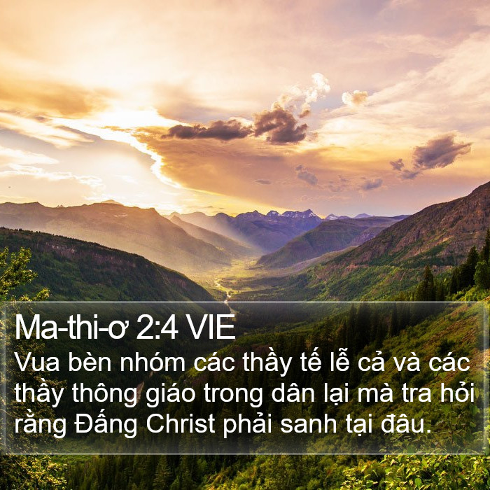 Ma-thi-ơ 2:4 VIE Bible Study