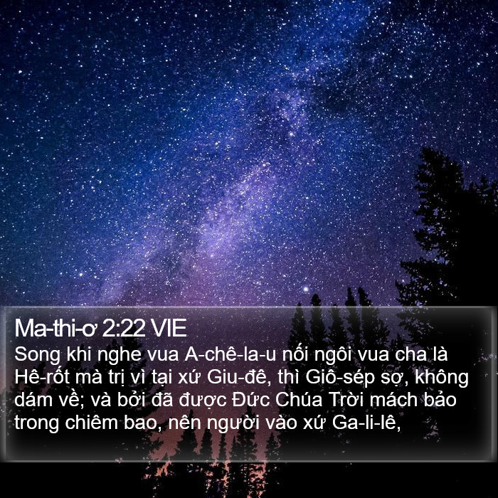 Ma-thi-ơ 2:22 VIE Bible Study