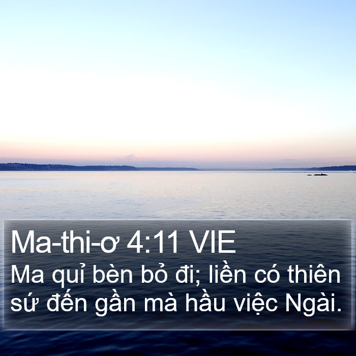 Ma-thi-ơ 4:11 VIE Bible Study