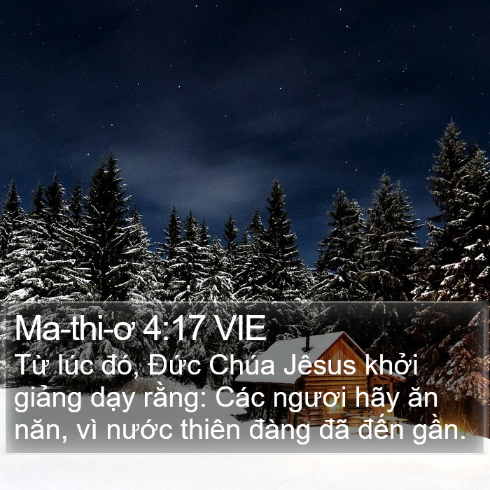 Ma-thi-ơ 4:17 VIE Bible Study