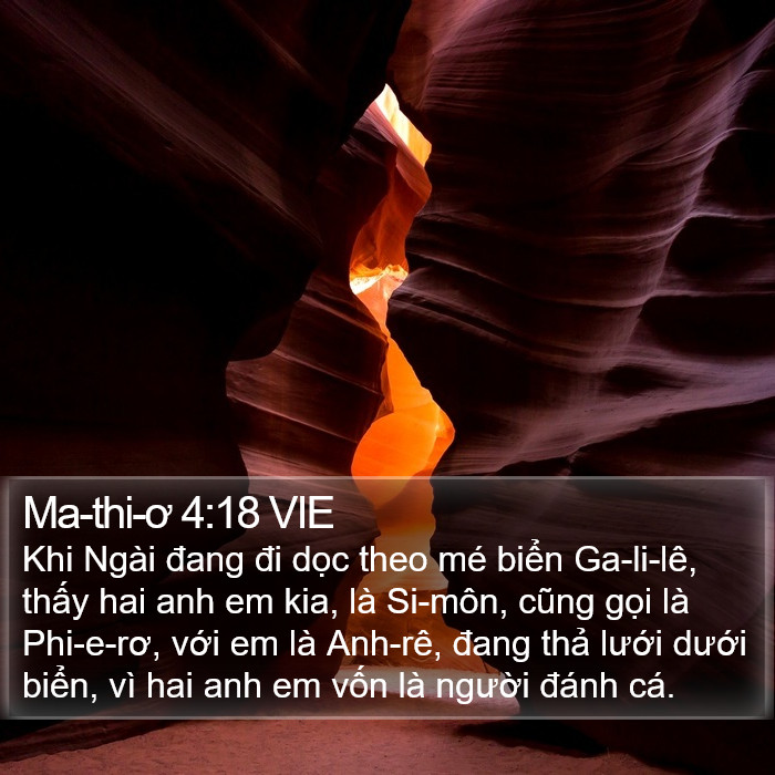 Ma-thi-ơ 4:18 VIE Bible Study