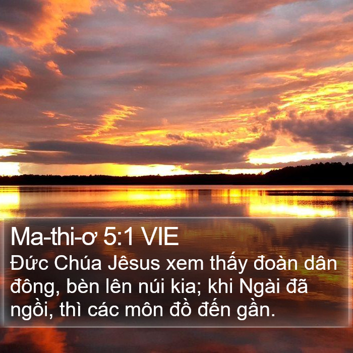 Ma-thi-ơ 5:1 VIE Bible Study