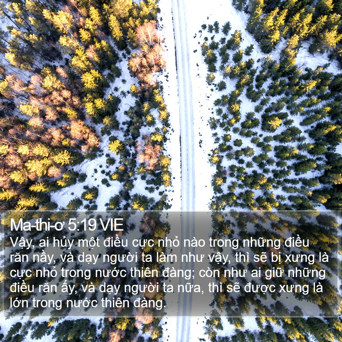 Ma-thi-ơ 5:19 VIE Bible Study