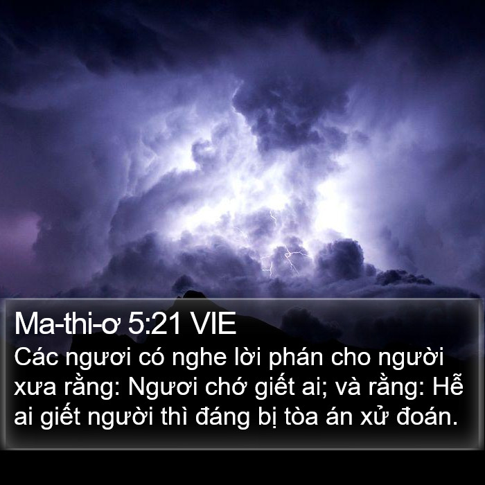 Ma-thi-ơ 5:21 VIE Bible Study