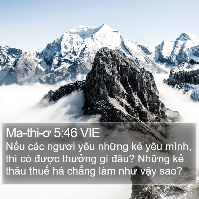 Ma-thi-ơ 5:46 VIE Bible Study