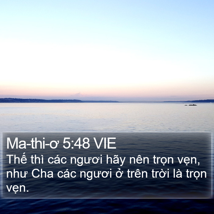 Ma-thi-ơ 5:48 VIE Bible Study
