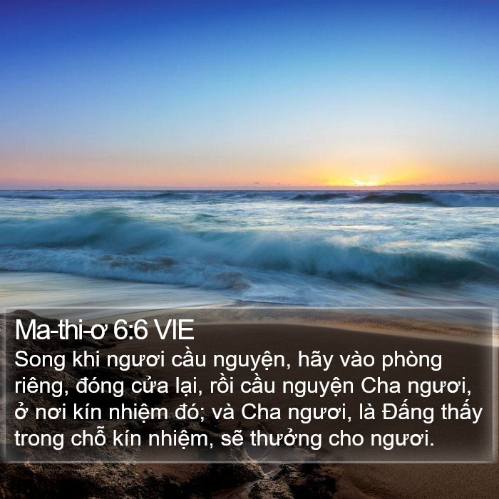 Ma-thi-ơ 6:6 VIE Bible Study