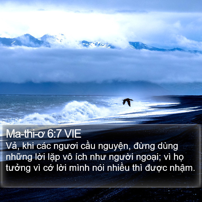 Ma-thi-ơ 6:7 VIE Bible Study