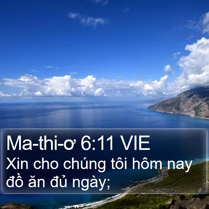 Ma-thi-ơ 6:11 VIE Bible Study