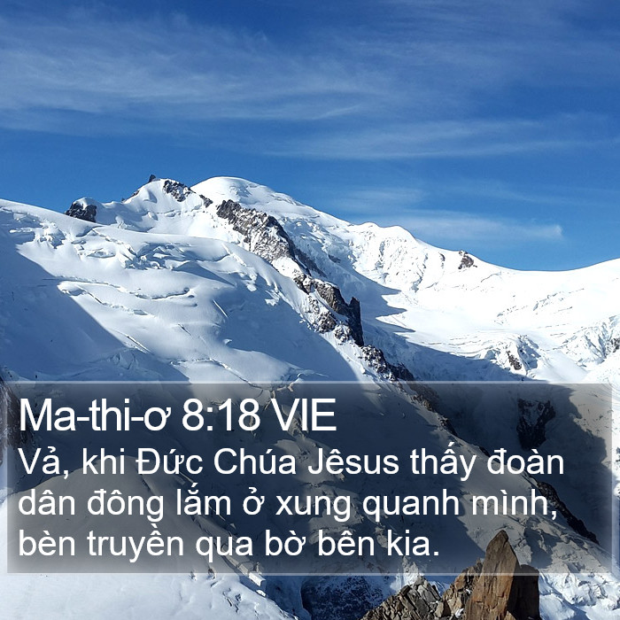 Ma-thi-ơ 8:18 VIE Bible Study