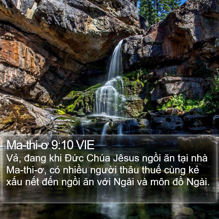 Ma-thi-ơ 9:10 VIE Bible Study