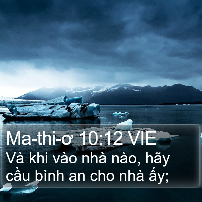 Ma-thi-ơ 10:12 VIE Bible Study