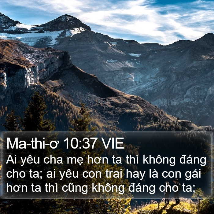 Ma-thi-ơ 10:37 VIE Bible Study