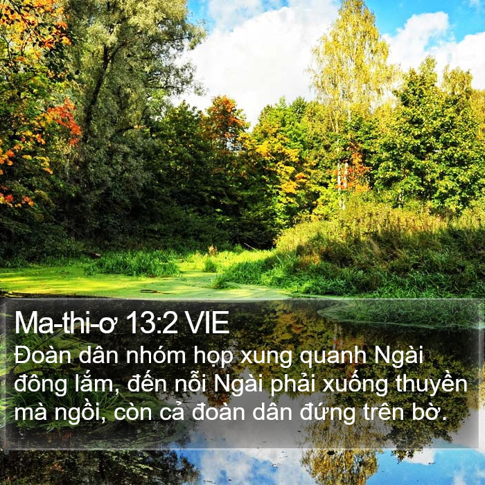 Ma-thi-ơ 13:2 VIE Bible Study